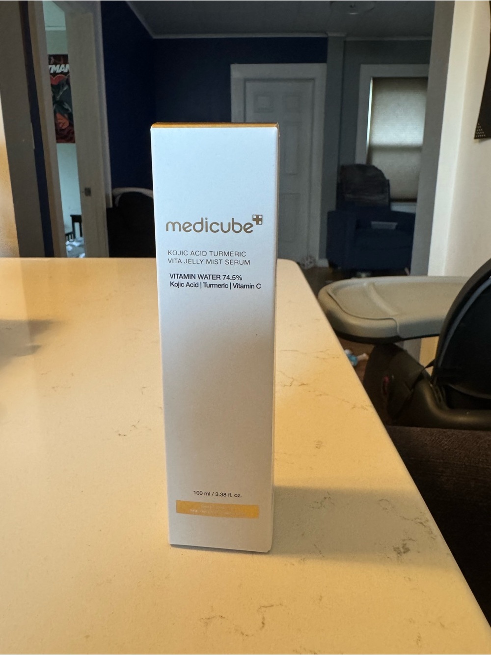 Medicube Kojic Acid Turmeric Vita Jelly Mist Serum - White & Gold Packaging